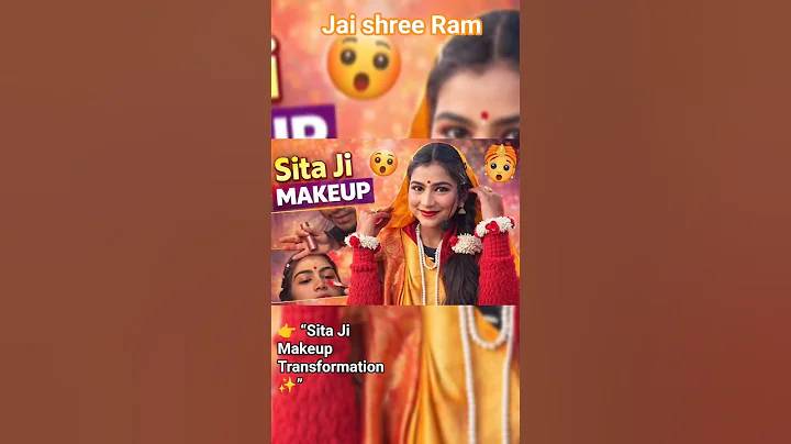 Sita Ji Makeup Transformation | Ramayan Inspired Look Sita Ji ka complete traditional makeup look