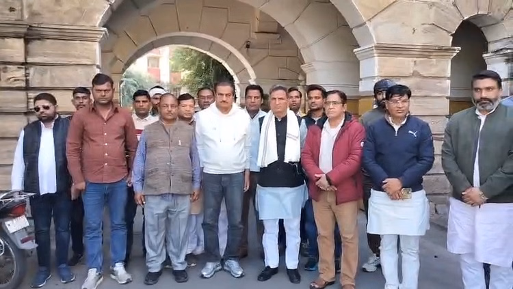 Congress Alleges Conspiracy In Sir Project Submits Memorandum To Ajmer Collector - Ajmer News