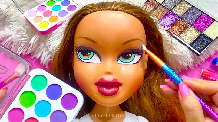 ASMR Satisfying with Unboxing & Review Mannequin Makeup Baddie Colorful Skincare Sounds Video Fast 