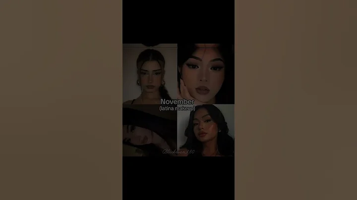 your month = your makeup (pt -2) #aesthetic #makeup #viralvideo #trending