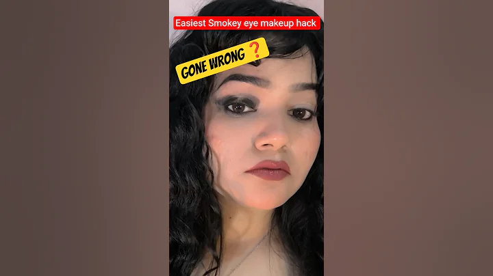 Smokey eye makeup #shortsfeed #shorts