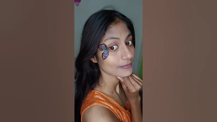 butterfly  makeup  hack🦋#kaverichauhan32 #LWK #diy #eyemakeup #butterfly #makeuptutorial #ytshorts