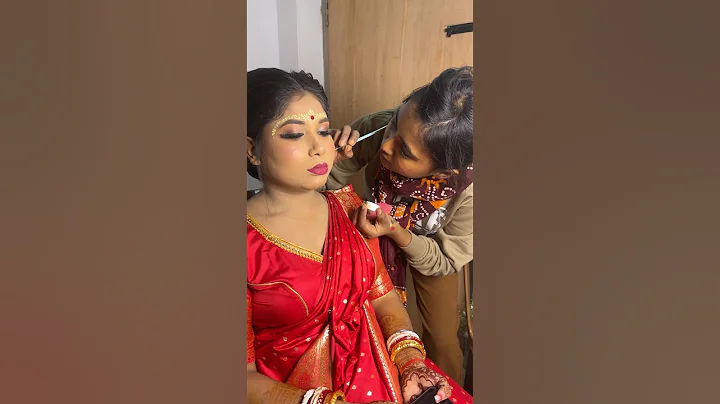 2nd ব্রাইড করতে গিয়ে মার খেতে হতো 😨😢😭 #ytshots #makeup #minivlog #wedding