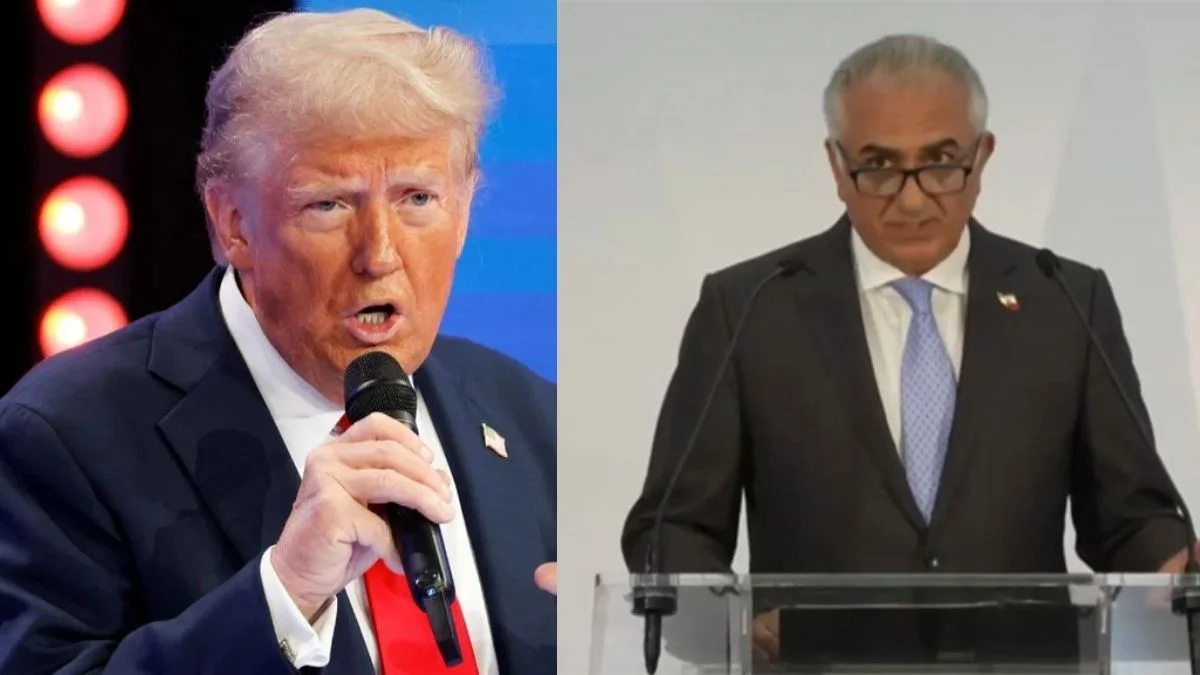 iran protests ayatollah ali khamenei america president donald Trump hesitant to support Raza Pahlavi