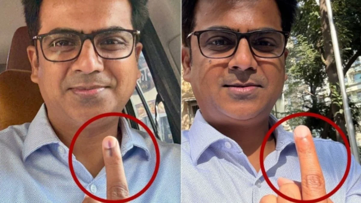 Shiv Sena-UBT leader claims BMC election ink is easily erased । शिवसेना-यूबीटी नेता का दावा- आसानी से मिट जा रही है बीएमसी चुनाव में लगाई जाने वाली स्याही | Jansatta