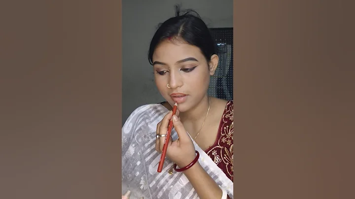 সরস্বতী পুজোর সাজ 🌻🌻#makeup #viralshort #youtubeshorts #viral