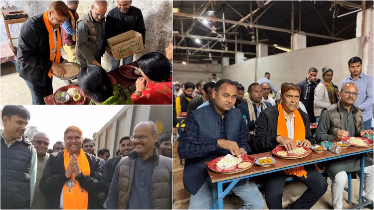 Nalanda: Sunil Kumar Attacks Rjd At Bjp's Dahi-chura Feast, Says Convicted Person Cannot Receive Bharat Ratna - Bihar News - Bihar News:भाजपा के दही-चूड़ा भोज में पूर्व मंत्री का राजद पर वार, कहा- सजायाफ्ता को नहीं मिल सकता भारत रत्न