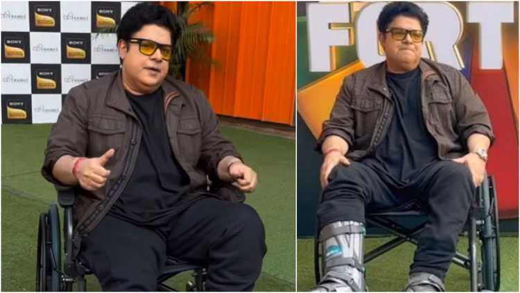 व्हील चेयर पर अक्षय कुमार के शो के सेट पर पहुंचे साजिद खान, एक्सीडेंट के बाद पहली बार आए नजर; दी हेल्थ अपडेट - Sajid Khan Reach On The Set Of Akshay Kumar Reality Show Wheel Of Fortune On Wheelchair After Accident
