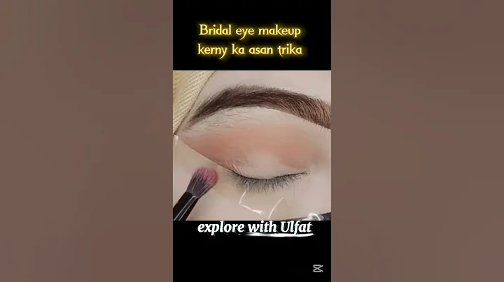 bridal eye makeup tutorial #makeup #makeuptutorial #beauty #fypシ