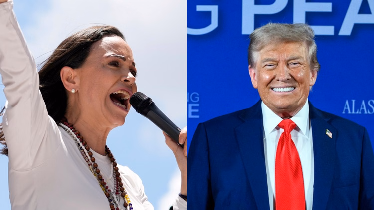 Us-venezuela:माचाडो से बैठक से पहले ट्रंप का बड़ा कदम, वेनेजुएला से जुड़ा तेल टैंकर 'वेरोनिका' को किया जब्त - Donald Trump Takes Major Step Before Meeting With Machado Seizes Oil Tanker Veronica Linked To Venezuela