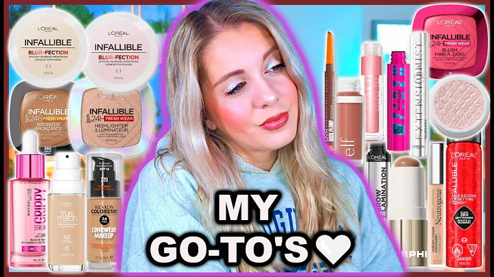 My Holy Grail DRUGSTORE Makeup 💄 | Chatty GRWM