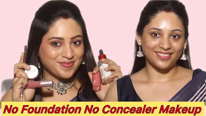No Foundation No Concealer | Everyday Minimal Makeup Look with Just 6 Products | Natural Glow 