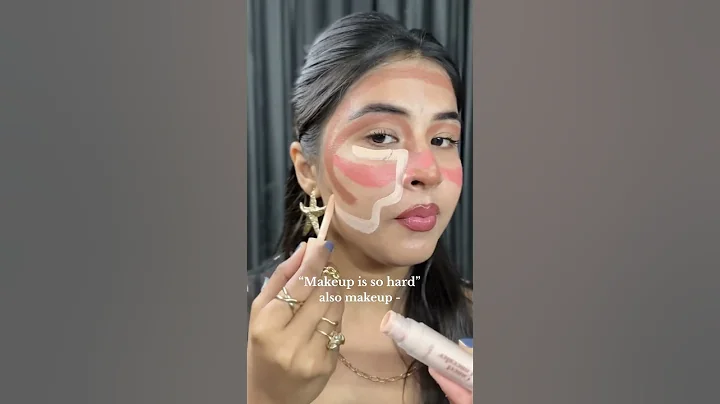 3line full face makeup #makeuptutorial #makeup #contour #blush #makeuphacks #hack #shorts #yt #viral
