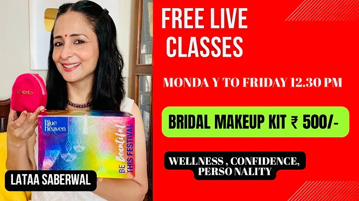 ✨BRIDAL MAKEUP KIT AFFORDABLE LIVE 🔴 @LataaSaberwal #wellness #confidence #makeup 