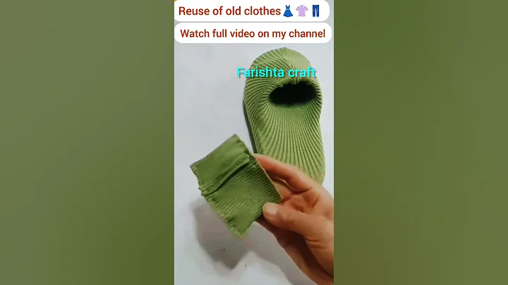 Reuse of old clothes👗👚👖 घर में बनाएं गरम चप्पलेंMake warm slippers at home #shorts #viral 🔥