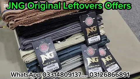 JNG Leftovers Suit's bigg Offer / Luxury Suit's By Jng brand's 