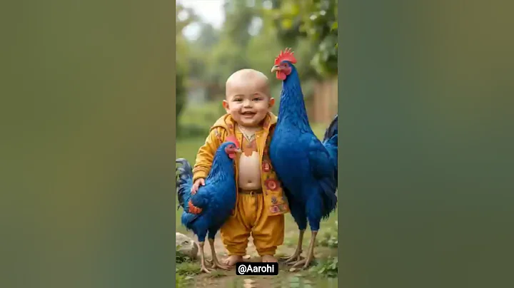 Chicken Baby Dance 🐔|#babydance #cutebaby #funnyanimals #parrot #funnyvideo #viraldance