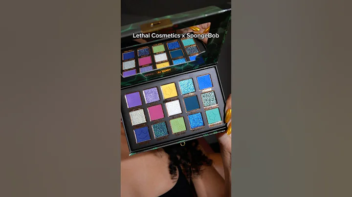 Lethal Cosmetics x SpongeBob  #lethalcosmetics #palette #colorfulmakeup #eyeshadowtutorial #makeup
