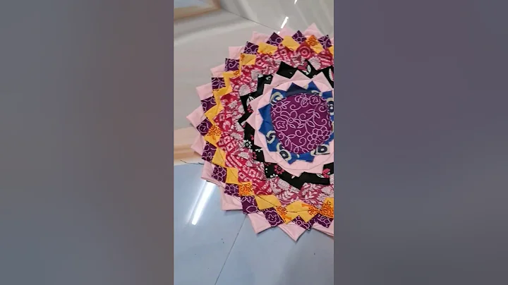 Beautiful doormat making with piece of clothes #stitching #shorts #viral