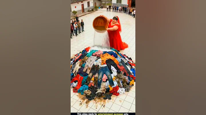 Bride Zoya Shocked Everyone 😉🧑‍🦰Cleaned All Clothes in One Go & Made Jamun Juice #shorts #viral