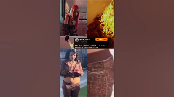 Fans notice Stunna Girl allegedly burning Chriseanrocks clothes in “BETTER” music video w BlueFace😳