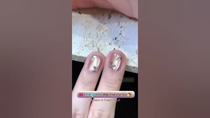 Cat Eye Nail Polish Tutorial💅 #makeup #beautyproduct #nailart