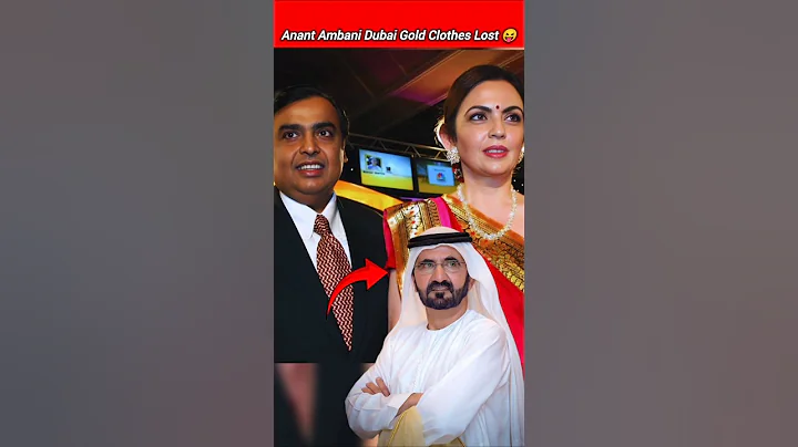 Anant Ambani Dubai Gold Clothes Lost 😝#anantambani #mukeshambani #ytshorts  #dubai
