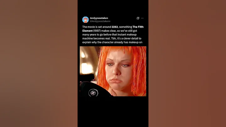 The Fifth Element predicted the future of makeup 👩‍🎤