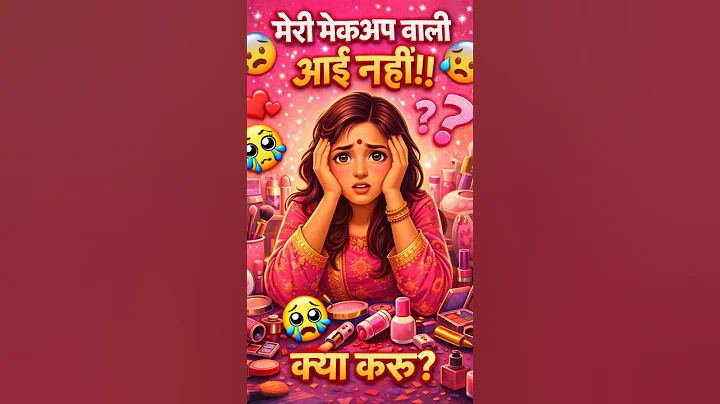 Meri makeup wali aayi nahin mai kya karun 😭💔💄#funny #comedy #viral #youtubeshorts #makeup #cute