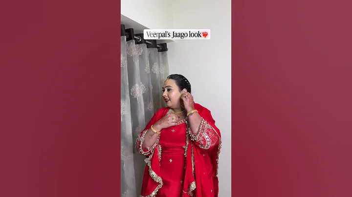 Beautiful VEERPAL for Jaago makeup♥️✨ #trending #short #makeup #viral #shorts
