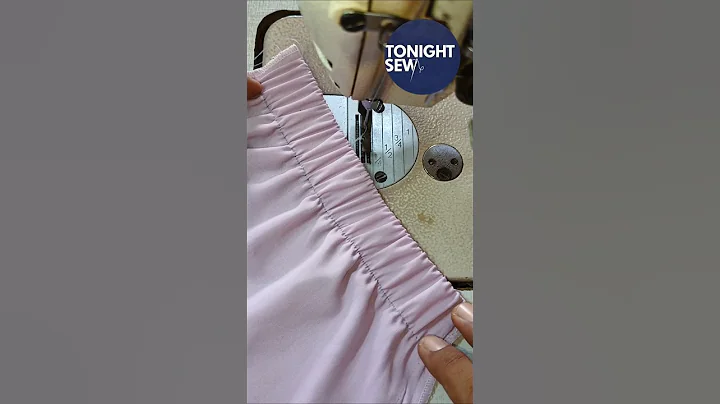 Favorite Way to Sew Elastic on All Clothes #sewing #sewingtips #sewingtutorial