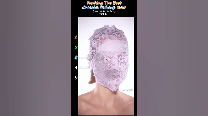 Ranking The Most Creative ✨ Makeup 💄 Ever... part1 #shortsviral #makeup