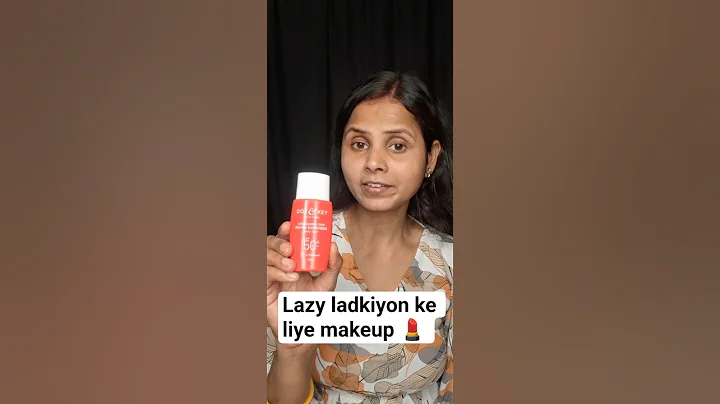 Lazy ladkiyon ke liye makeup tutorial 💄#shorts