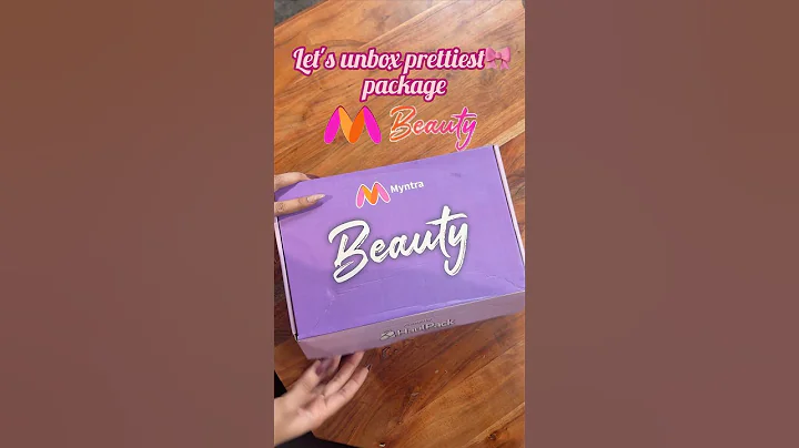 First time I got such a large gift hamper from @myntra omg😱|| #makeup #myntra