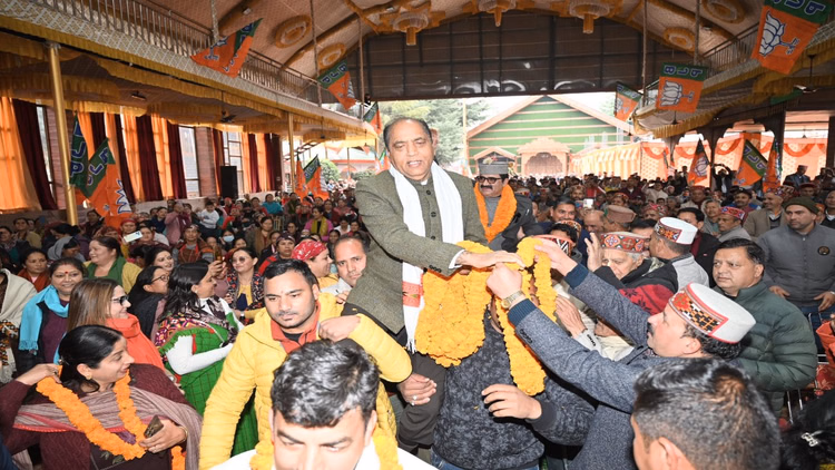 Himachal Politics:जयराम ठाकुर बोले- सुक्खू राज में कानून-व्यवस्था ध्वस्त और माफिया राज हावी - Himachal Politics: Jai Ram Thakur Said  Law And Order Has Collapsed And Mafia Rule Has Prevailed In Sukhu Raj.