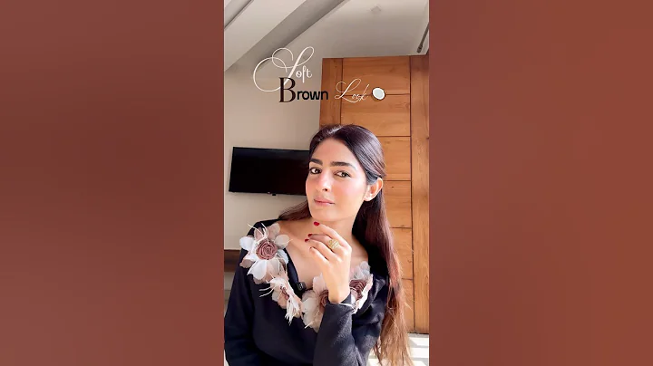 Soft Brown Look🥥✨| Check Full video| Winter Makeup Look 🤎|#stepbystepmakeupforbeginners