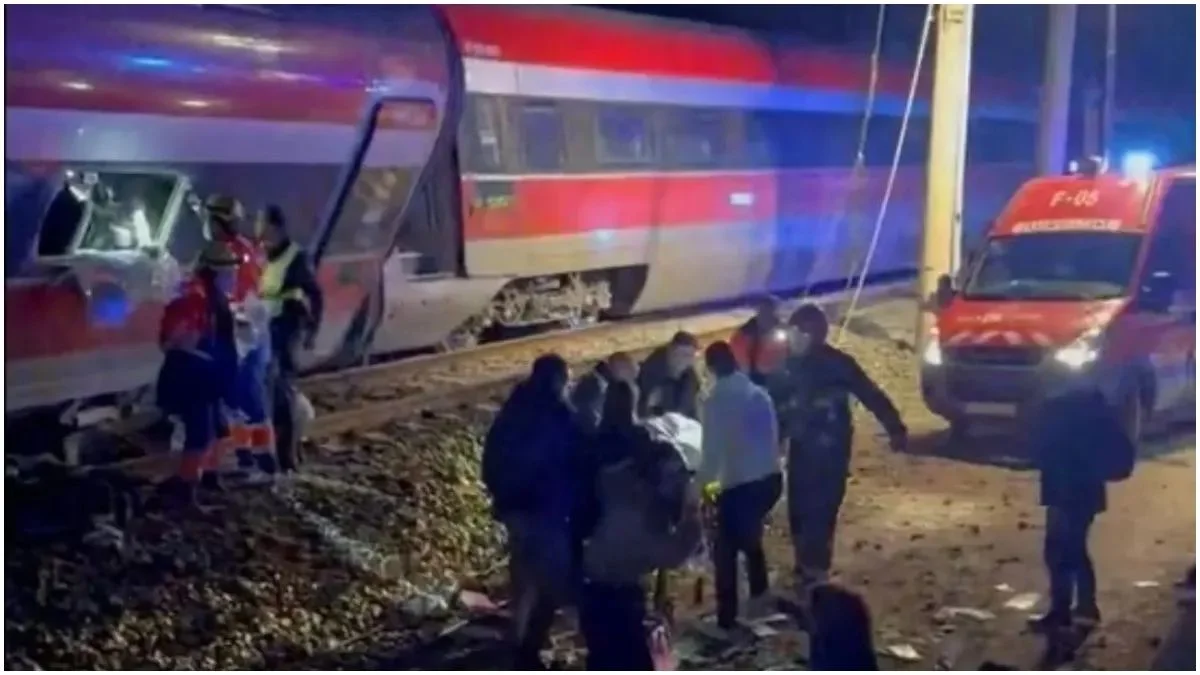 High speed trains collide after one derails in southern Spain many killed | Jansatta