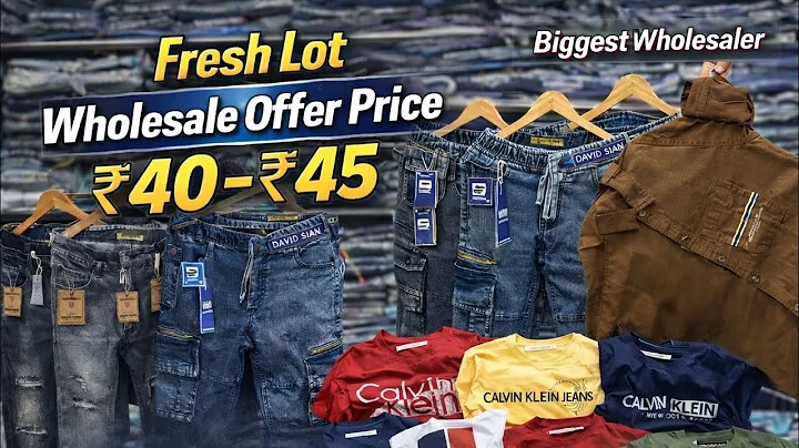 Fresh Lot Wholesale Clothes | Jeans Cargo T-Shirts at ₹40–₹45 | Biggest Clothing Supplier