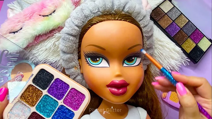 ASMR Satisfying with Unboxing & Review Mannequin Makeup Glitter Colors Skincare Sounds Video Fast 