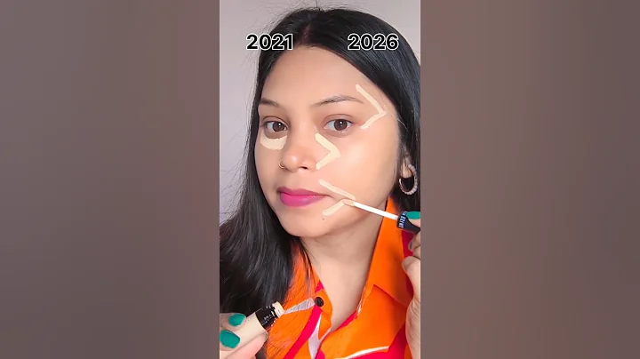 2021 Vs 2026 😱 Concealer Hack | makeup tutorial #shorts #makeup #hack #youtubeshorts #trending