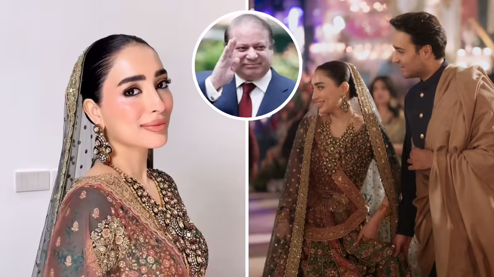 Cm Maryam Nawaz Son Wedding,नवाज शरीफ की बहू का भारतीय लहंगा देख भड़के पाकिस्तानी, इंटरनेट पर मचा बवाल, गद्दार बता पूछा-सब्या को क्यों चुना? - nawaz sharif granddaughter in law wore Indian designer Sabyasachi lehenga for wedding spark debate in Pakistan - Fashion News