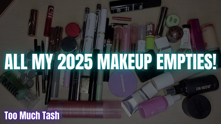 My 2025 Makeup Empties | 60 Products! | #TooMuchTrash