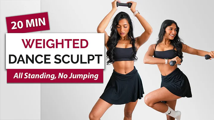 تمرين رقص لحرق الدهون ونحت الجسم | ٢٠ دقيقة (بدون قفز) ✨