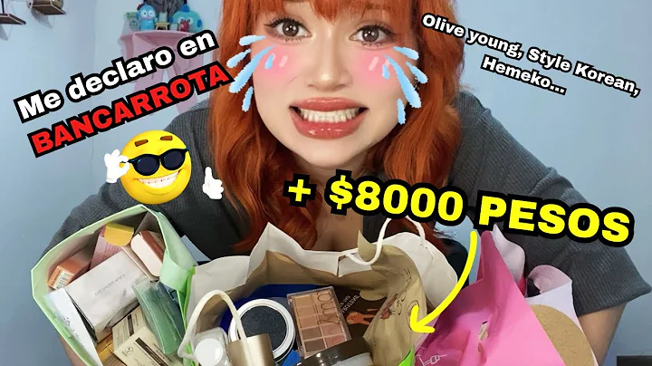 I TRAVELED TO KOREA AND SPENT ALL MY MONEY ON MAKEUP 😭 | MEGA HAUL + tutorial 🎀 Giselle Kim