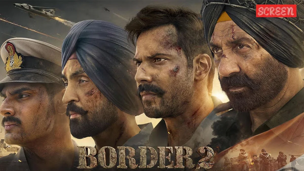 सनी देओल स्टारर 'बॉर्डर 2' की कमाई 50 करोड़ के पार- border 2 box office collection day 2 sunny deol varun dhawan ahan shetty starrer collects 66 crore in two days | Jansatta