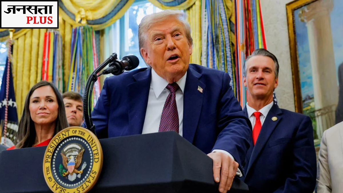 One Year of us president Trump tariffs Venezuela iran Greenland iran Russia Ukraine -नया 'टैरिफ राज', संघर्ष और सीजफायर…, ट्रंप 2.0 के एक साल में कैसे बदल गई ग्लोबल पॉलिटिक्स? | Jansatta