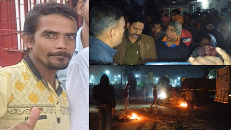 Young Man Walking On Road Killed After Being Hit By Truck, Angry People Blocked Road And Set Fire - Bihar News