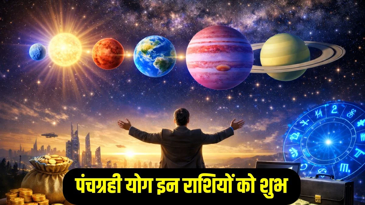 500 साल बाद बन रहा पावरफुल पंचग्रही योग, इन राशियों का शुरू होगा गोल्डन टाइम, करियर और कारोबार में तरक्की के योग: 5 Planets Conjunction Panchgrahi Yog Trigrahi Yog | Jansatta