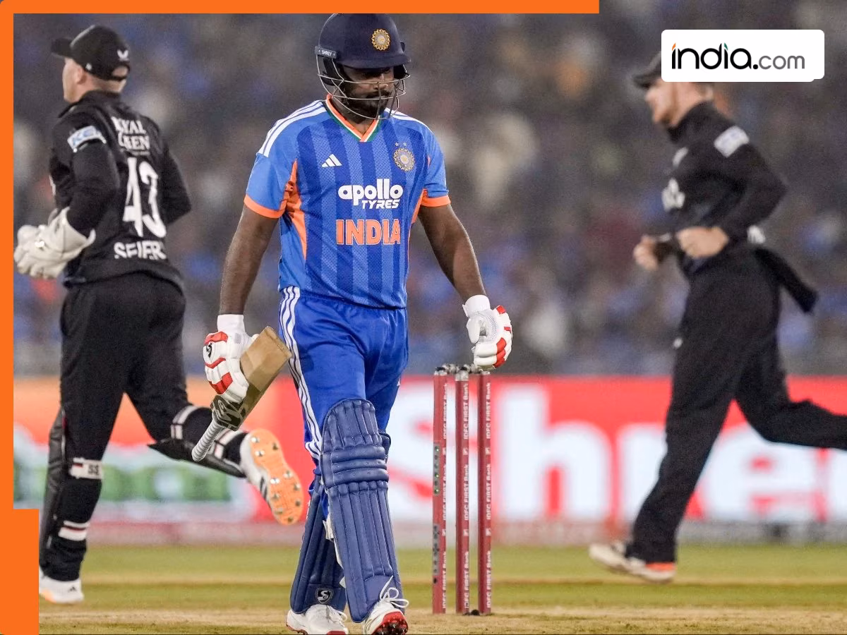 IND Vs NZ: तीसरे मैच में भी नहीं चला संजू सैमसन का बल्ला, पहली बॉल पर हुए आउट