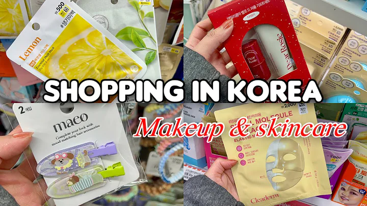 Shopping in Korea 🇰🇷 vlog, New Makeup and skincare products 🛍️ Cute Hair Accessories 